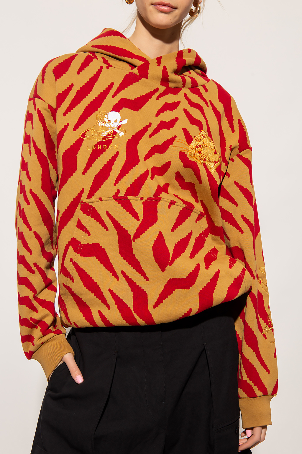Patterned hoodie Vivienne Westwood - Tee Shirt Junior Overmax Kaki